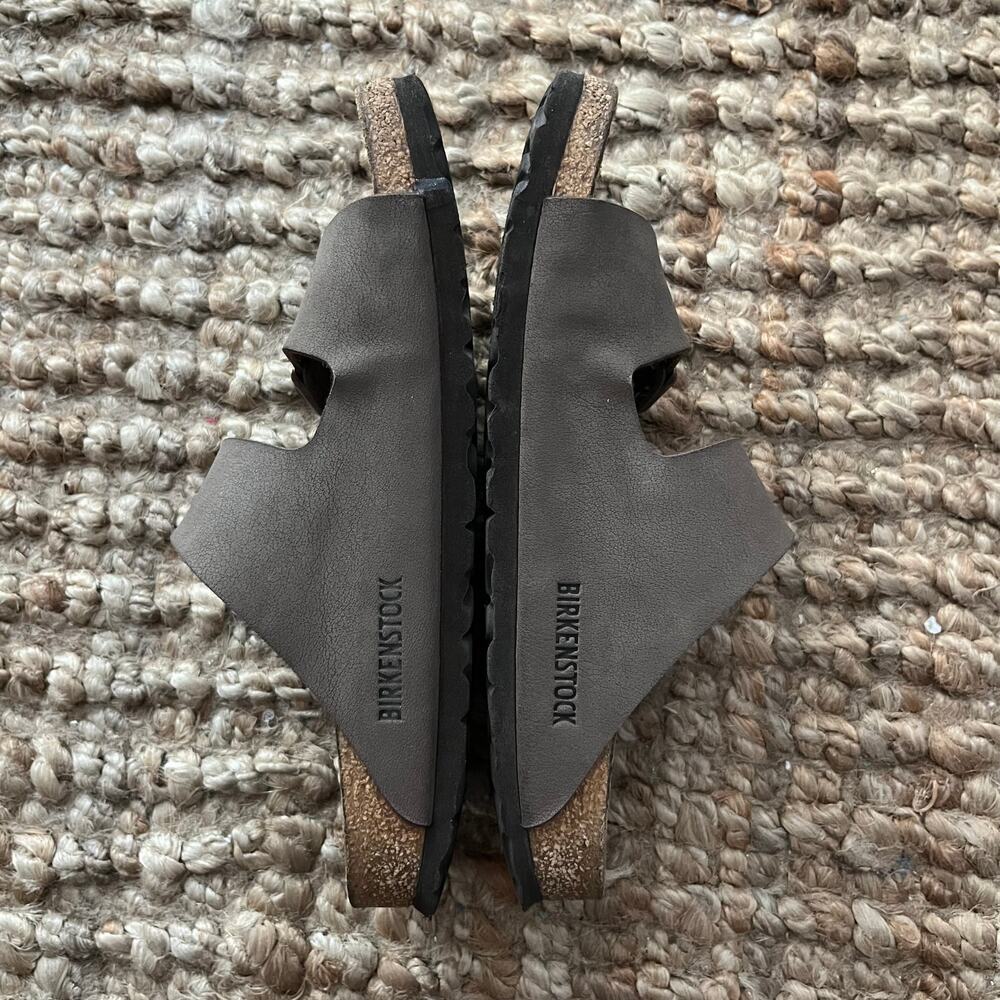 Birkenstock Arizona Mocha Brown Birko-Flor Sandals EU 37 Narrow Women's 6-6.5 - Picture 4 of 16